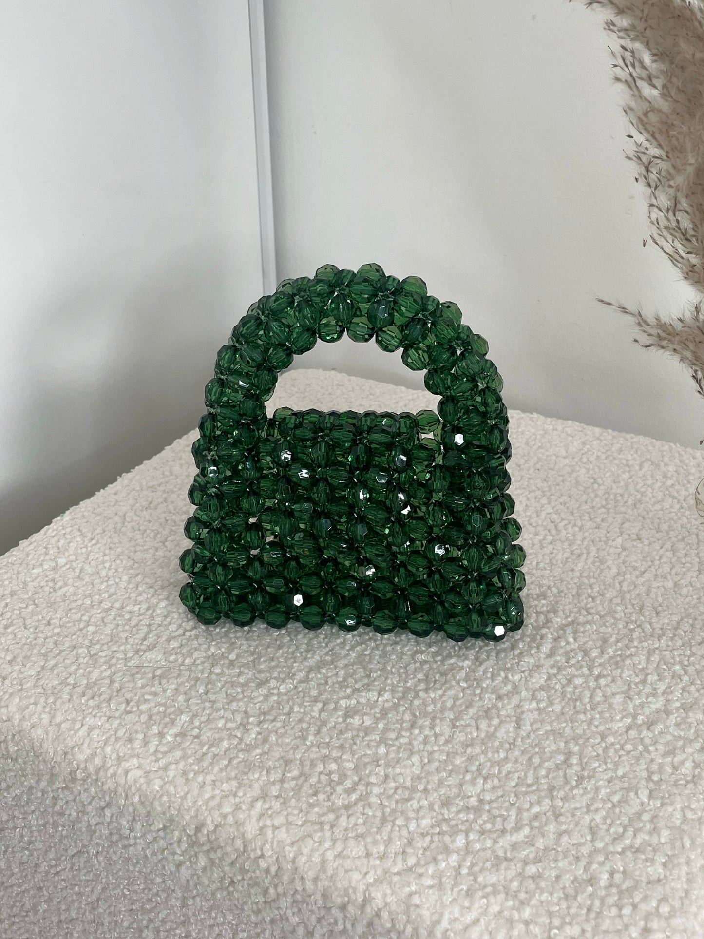 Sac scintillant vert