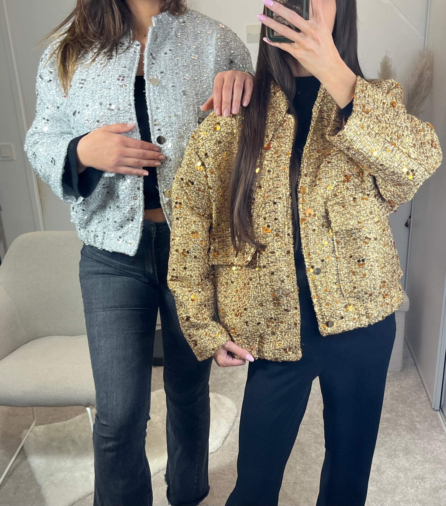 Veste dorée